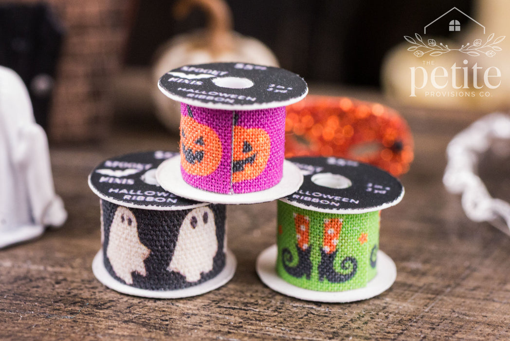 Spooky Halloween Ribbon Trio