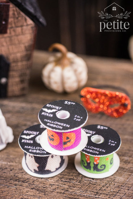 Spooky Halloween Ribbon Trio