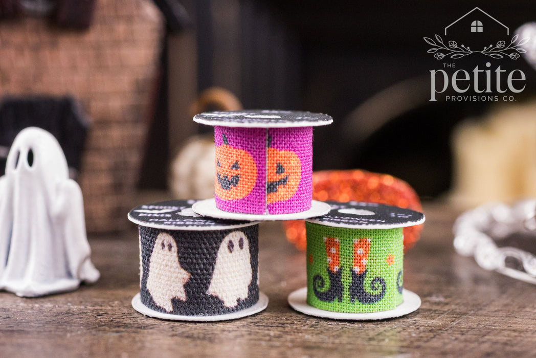 Spooky Halloween Ribbon Trio