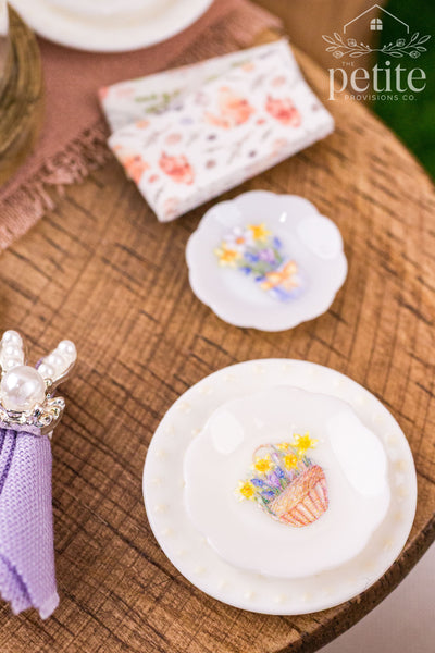 Spring Bouquet Decorative Plates - Large - Set of 4– The Petite ...