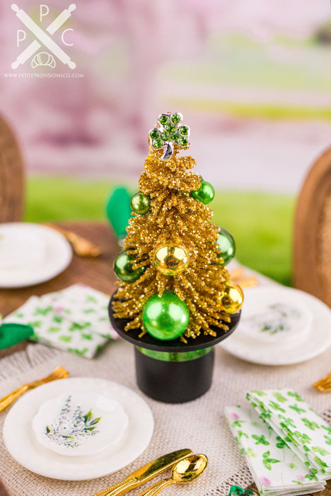 Dollhouse Miniature St. Patrick's Day Tree