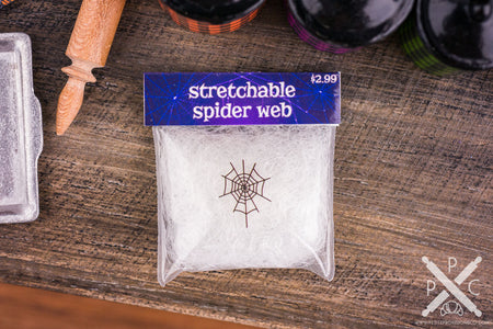 Dollhouse Miniature Stretchable Spider Web Halloween Decoration - 1:12 Dollhouse Miniature - Halloween Miniatures