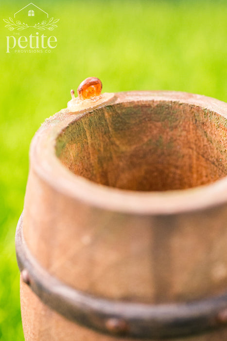 Teacup Rain Chain & Garden Rain Barrel Set