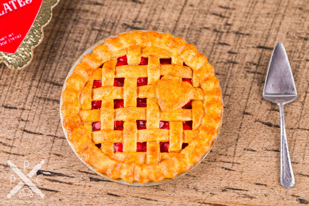 Valentine’s Day Cherry Pie with Lattice Crust