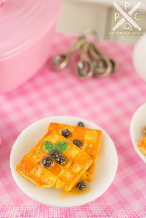 Waffles with Blueberries