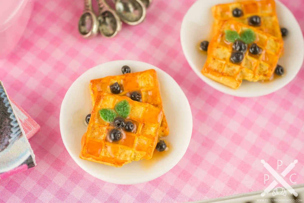 Waffles with Blueberries