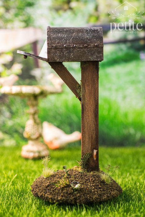 Weathered Garden Mailbox