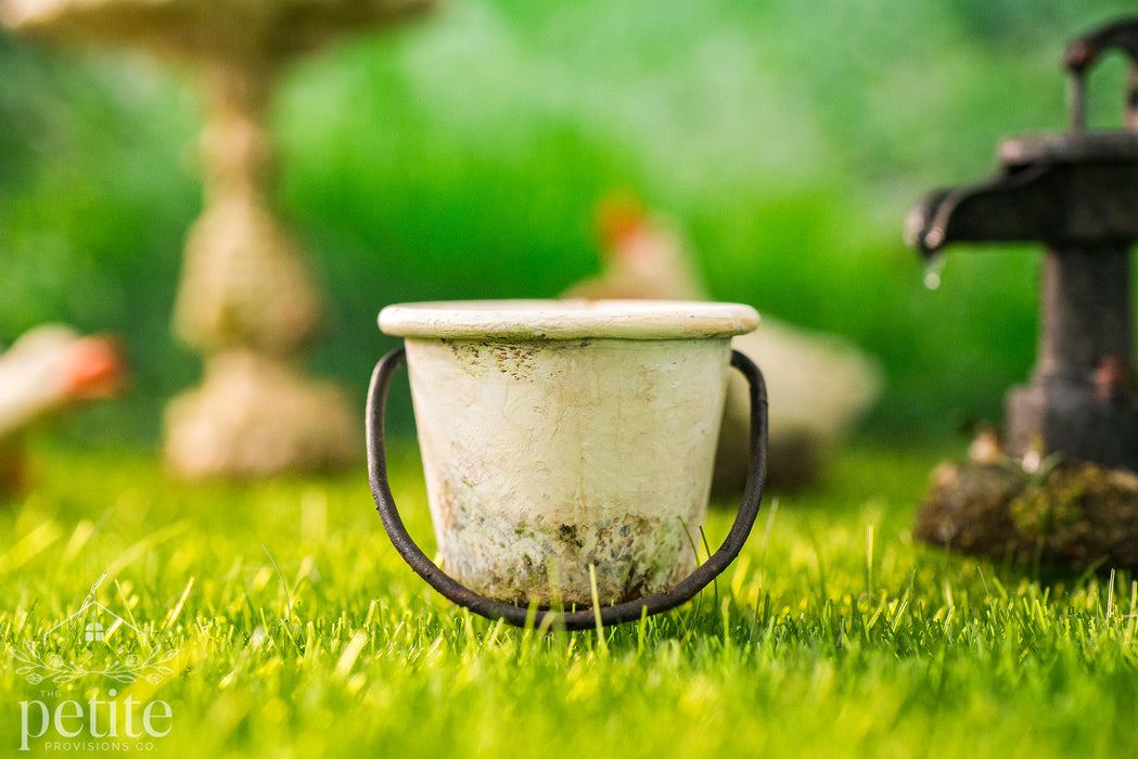 Weathered Garden Water Bucket