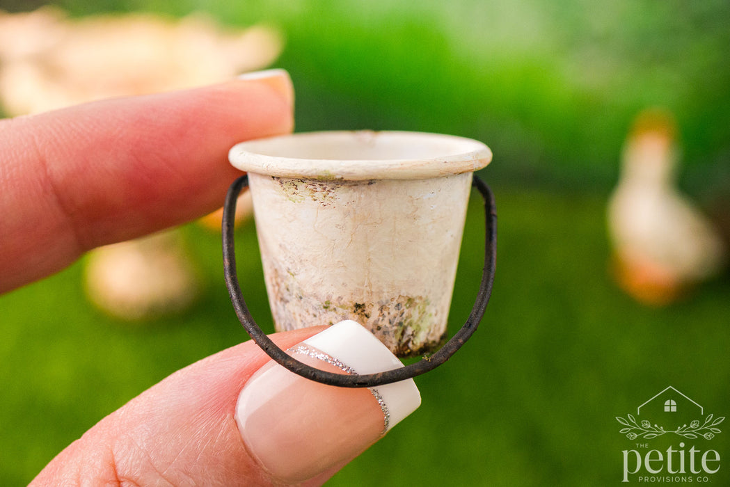 Weathered Garden Water Bucket