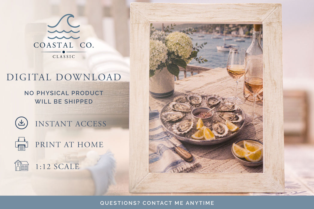 Weathered Harbor Printable Wall Art